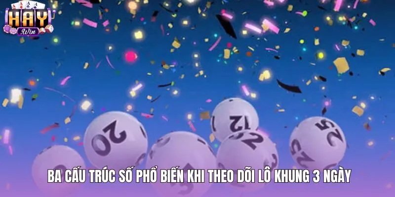 Cấu trúc số phổ biến khi nuôi lô khung 3 ngày