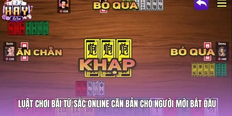 Quy tắc xếp cạ chẵn lẻ trong bài tứ sắc online