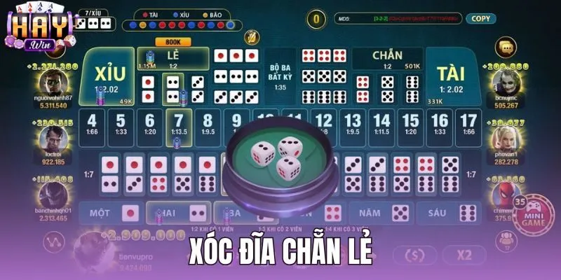 Xóc Đĩa Chẵn Lẻ - Quy Tắc Phân Định Kết Quả Tại Haywin